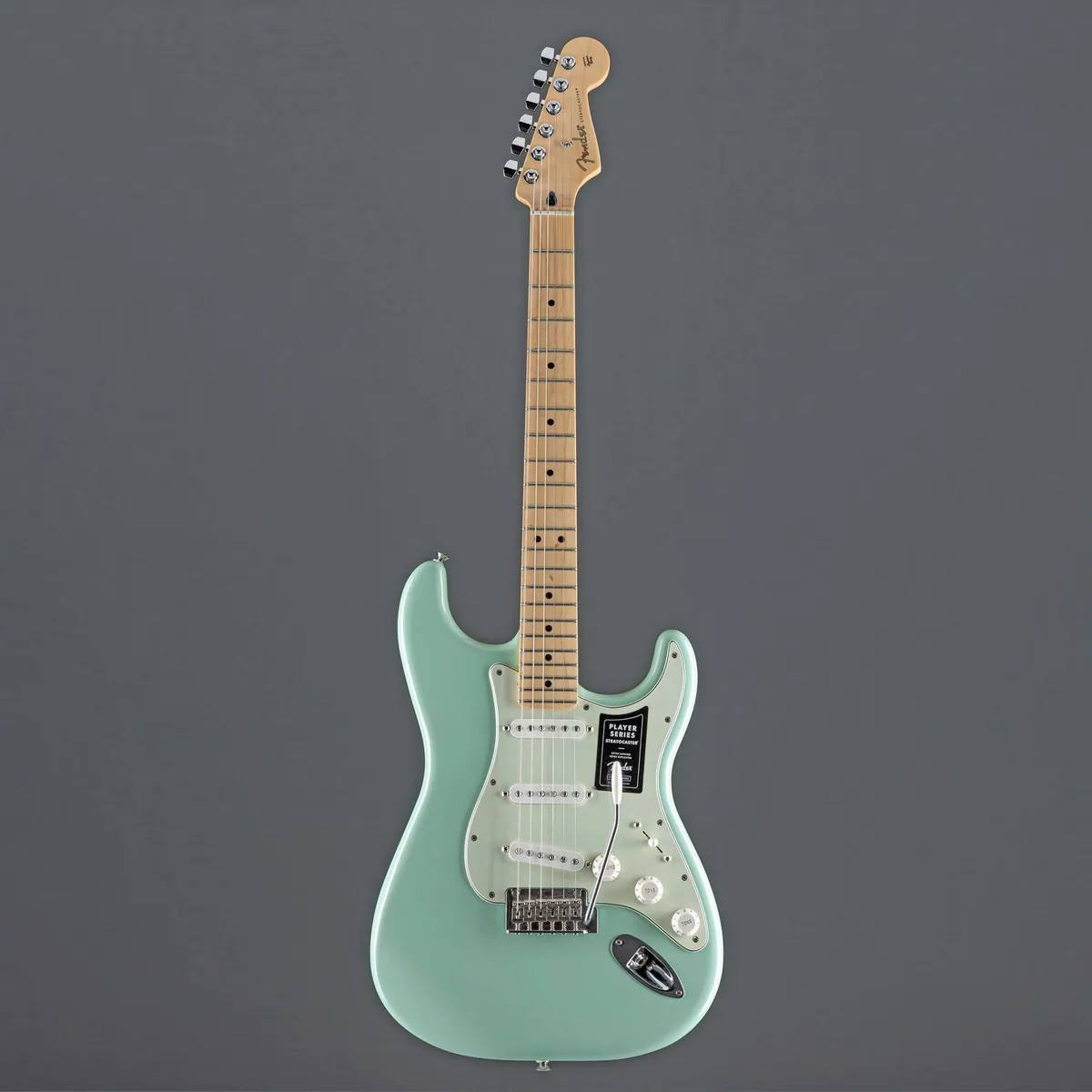 Fender Player Stratocaster MN Surf Green, Erlekorpus, Alnico-5-Tonabnehmer — E-Gitarre 2