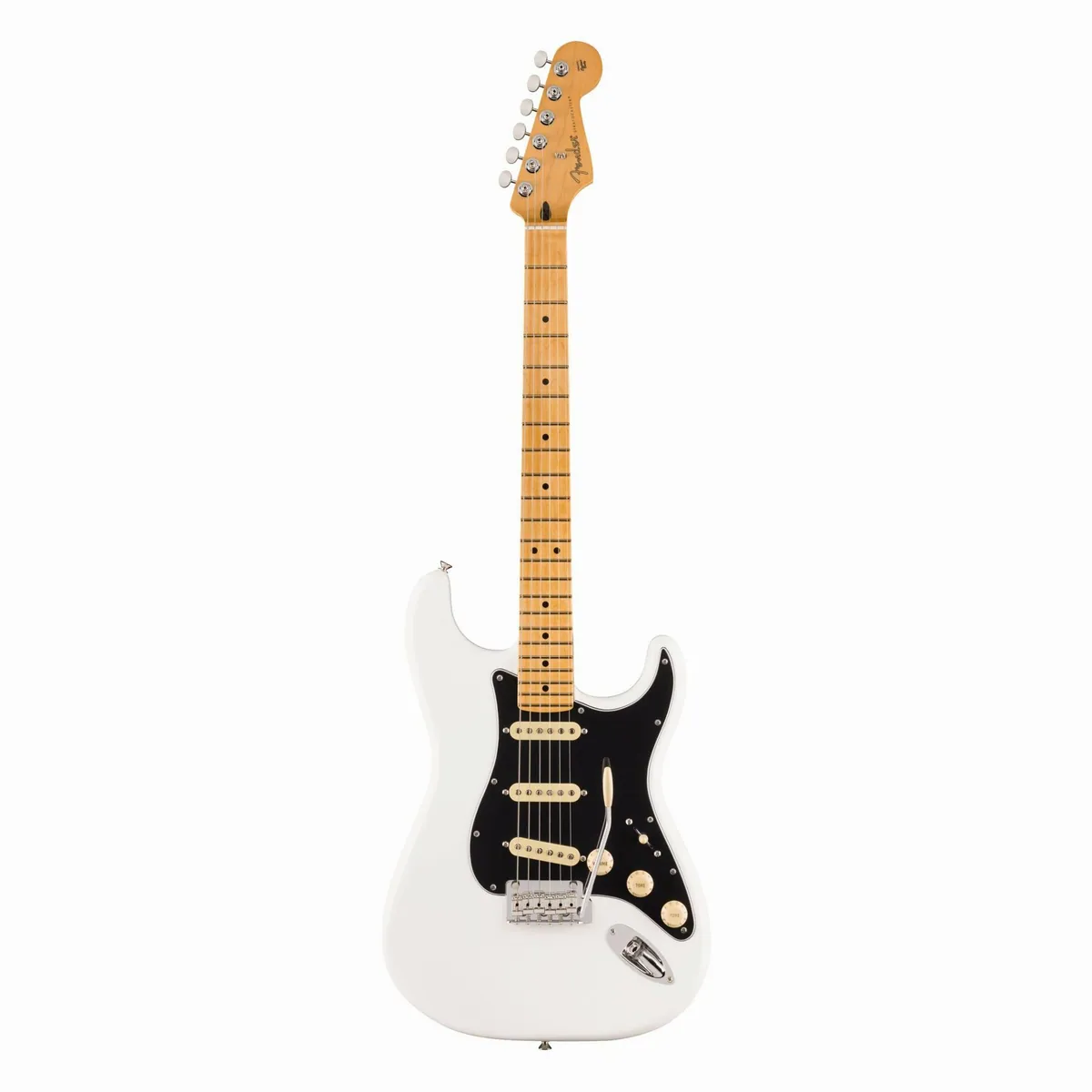 Fender Player II Stratocaster MN Polar White, vielseitiger Klang, ergonomisches Design, hochwertige Verarbeitung