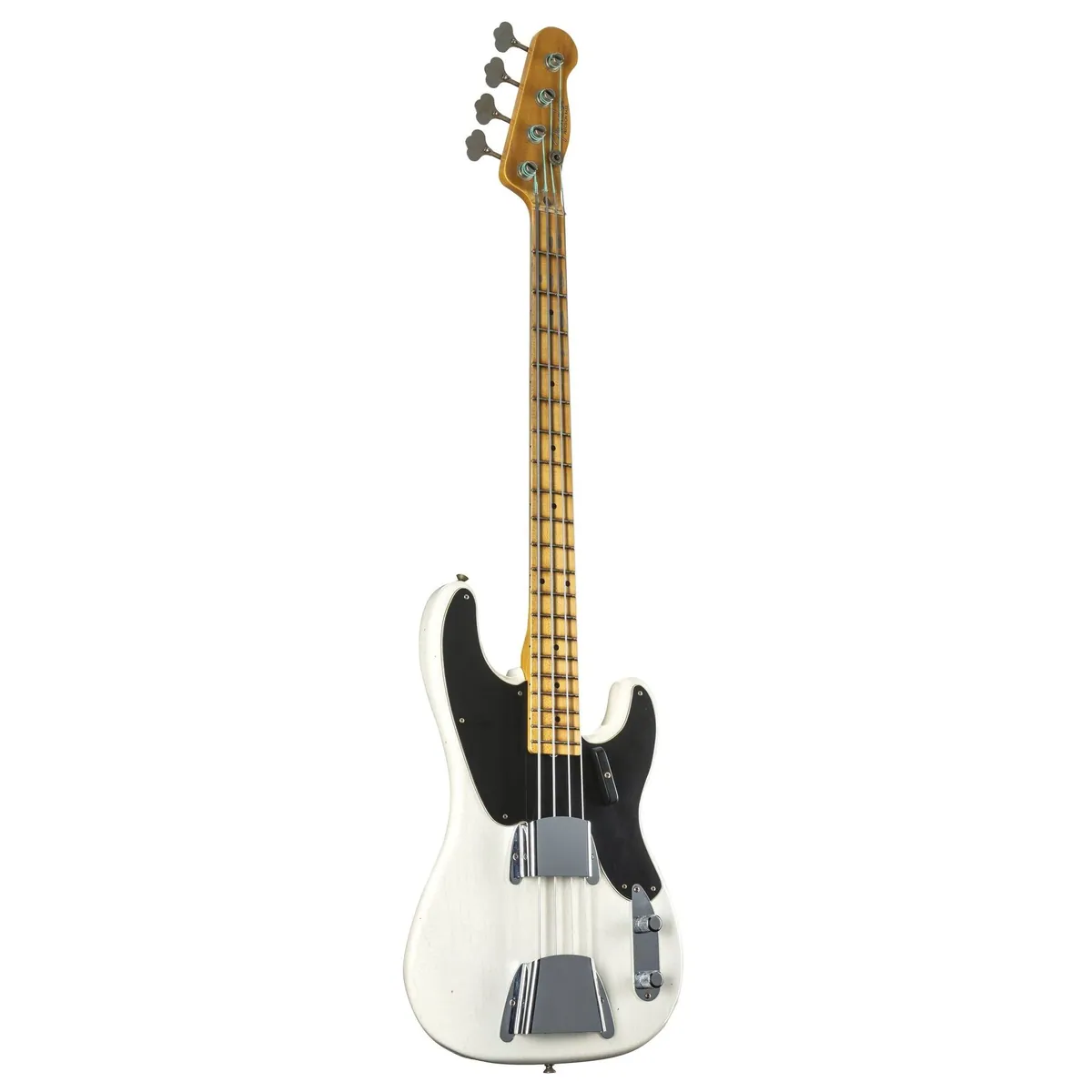 Fender '54 Precision Bass Journeyman Aged Opaque White Blonde, handgefertigt, einzigartiger Klang