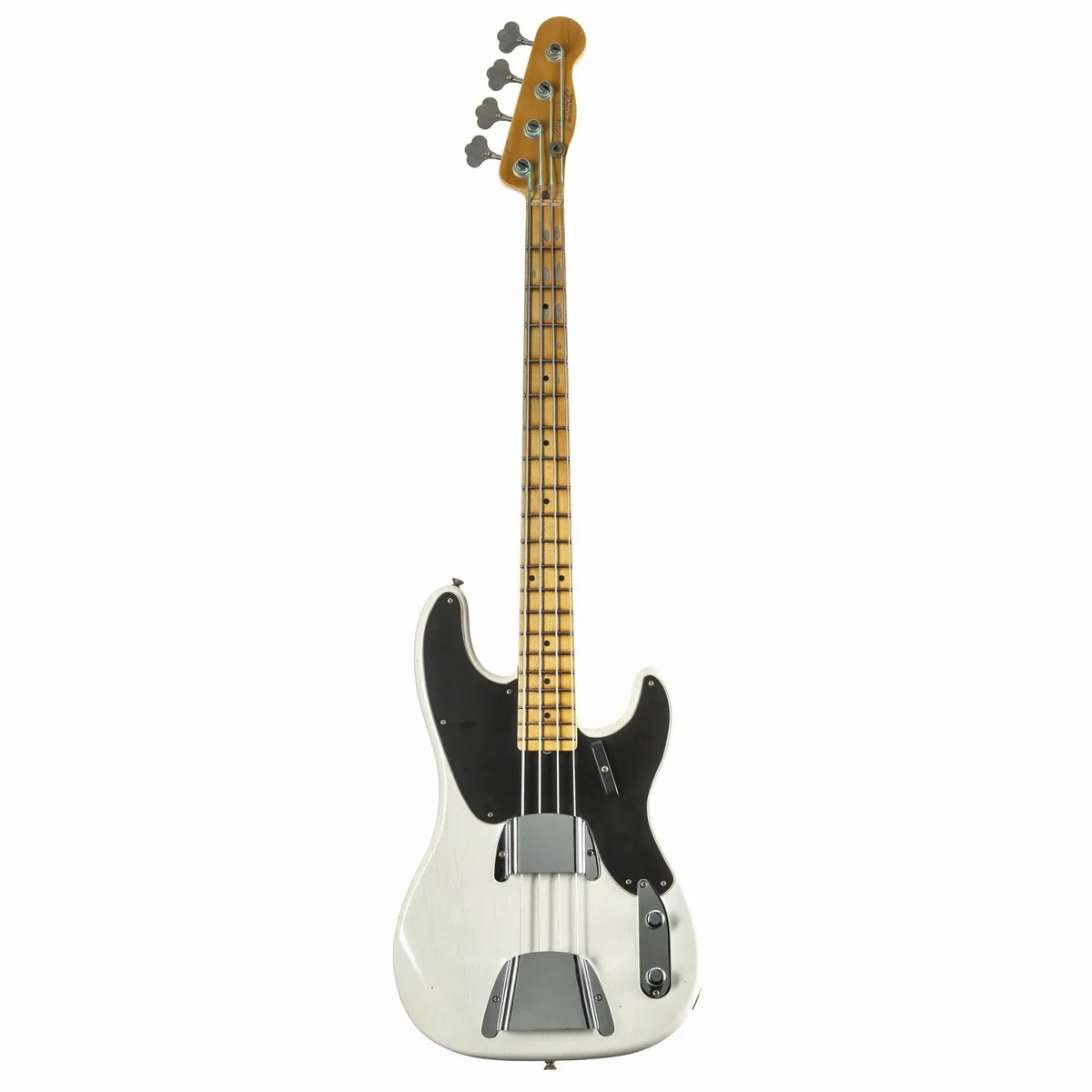 Fender '54 Precision Bass Journeyman Aged Opaque White Blonde, handgefertigt, einzigartiger Klang 2