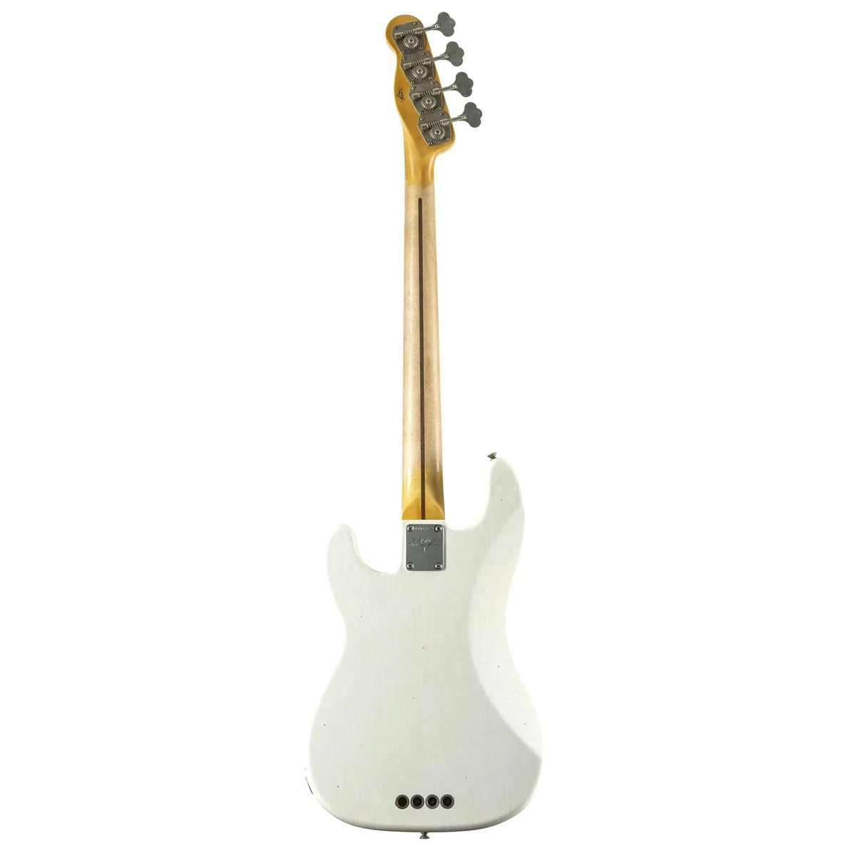 Fender '54 Precision Bass Journeyman Aged Opaque White Blonde, handgefertigt, einzigartiger Klang 3