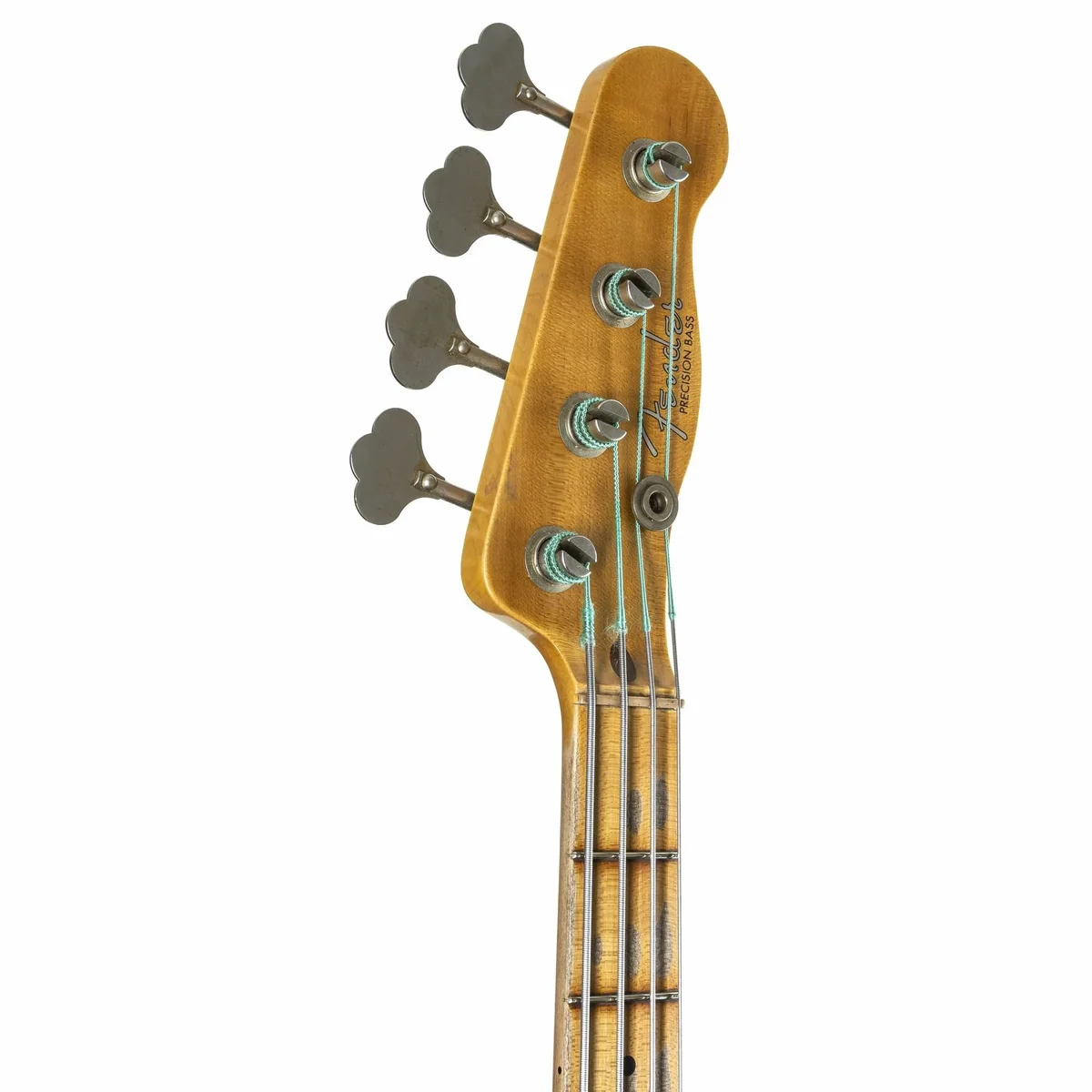 Fender '54 Precision Bass Journeyman Aged Opaque White Blonde, handgefertigt, einzigartiger Klang 4