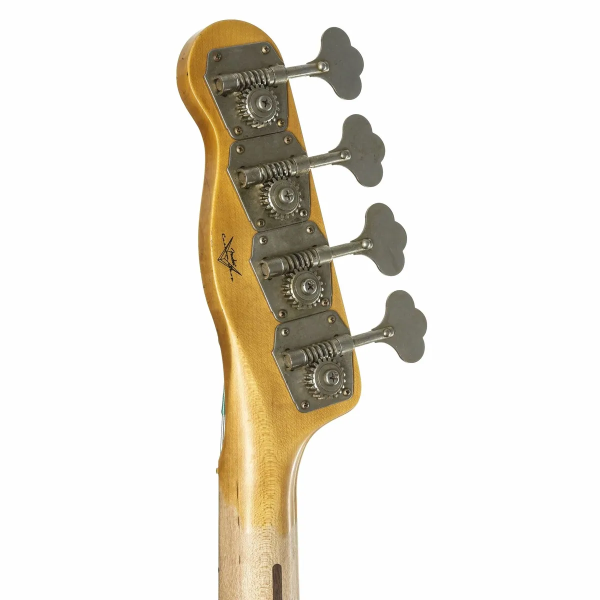 Fender '54 Precision Bass Journeyman Aged Opaque White Blonde, handgefertigt, einzigartiger Klang 5