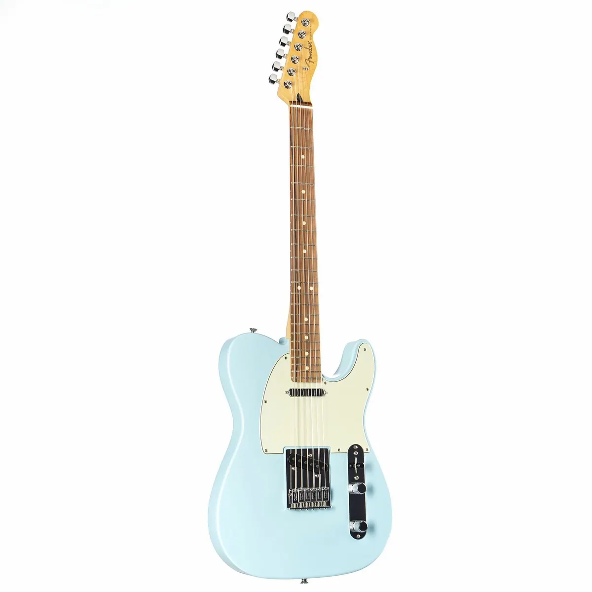 Fender Player Telecaster PF, Erlekorpus, Limited Edition Daphne Blue — Exquisite E-Gitarre
