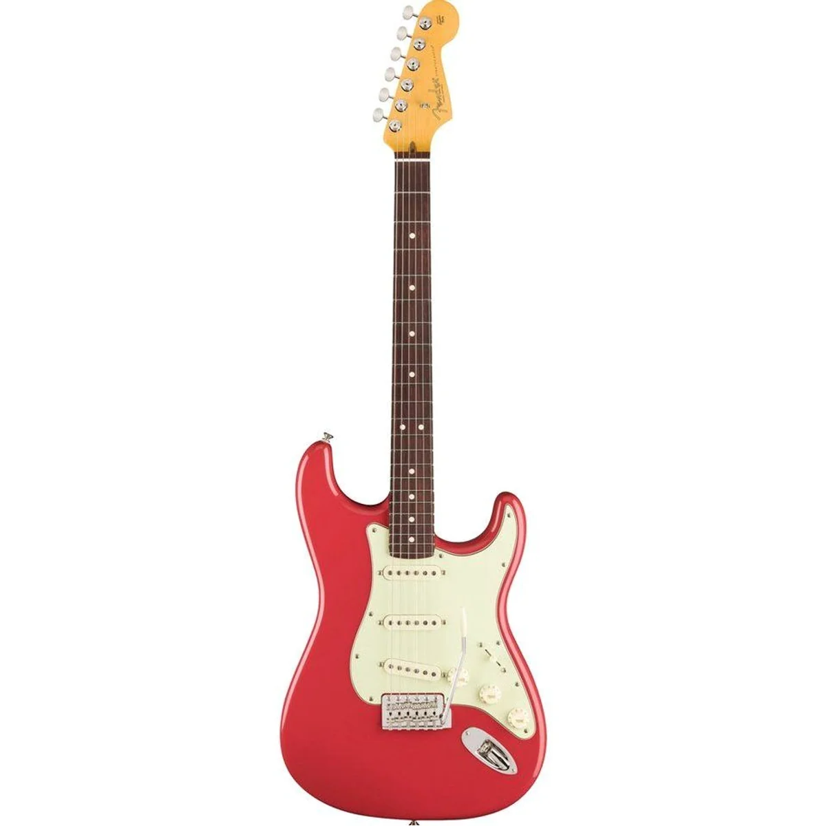 Fender American Professional Classic Stratocaster RW Faded Dakota Red, Erle Korpus, Ahornhals, Palisandergriffbrett