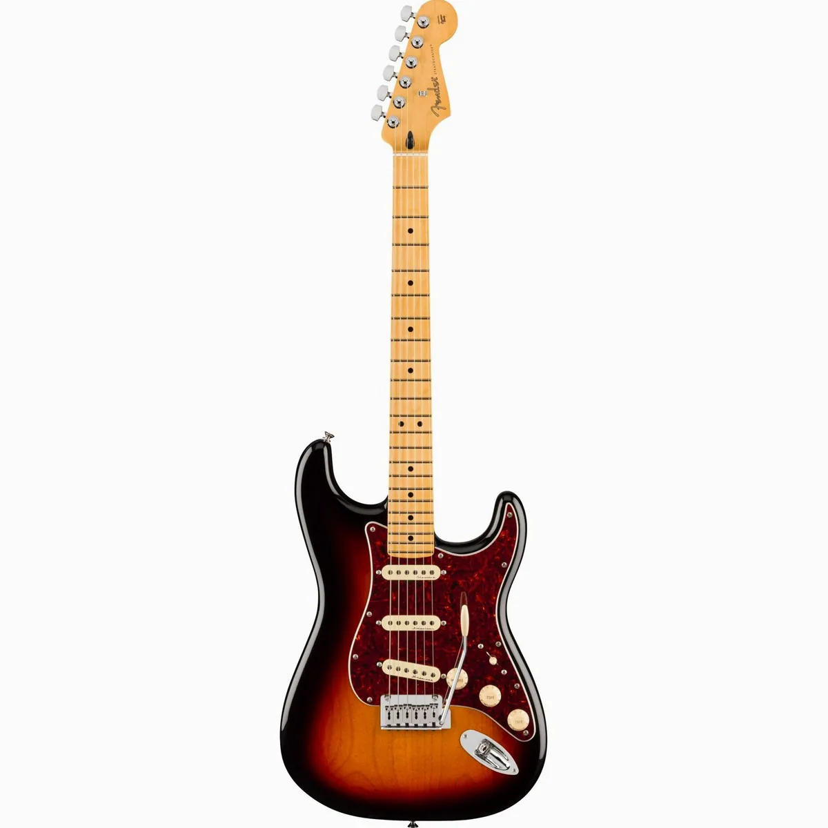 Fender Player II Modified Stratocaster MN, Erle Korpus, Noiseless Tonabnehmer — 3-Tone Sunburst