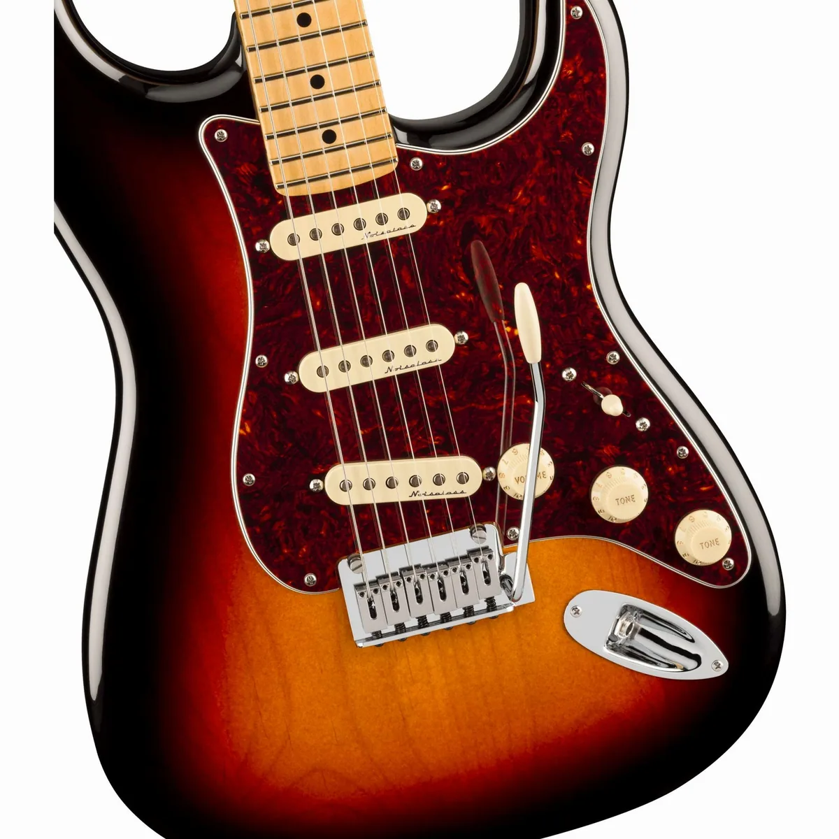 Fender Player II Modified Stratocaster MN, Erle Korpus, Noiseless Tonabnehmer — 3-Tone Sunburst 3