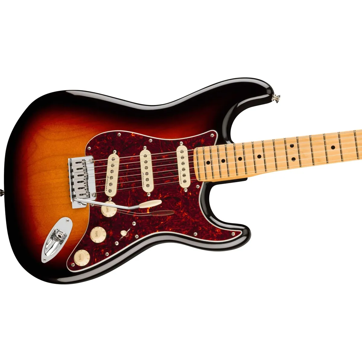 Fender Player II Modified Stratocaster MN, Erle Korpus, Noiseless Tonabnehmer — 3-Tone Sunburst 4