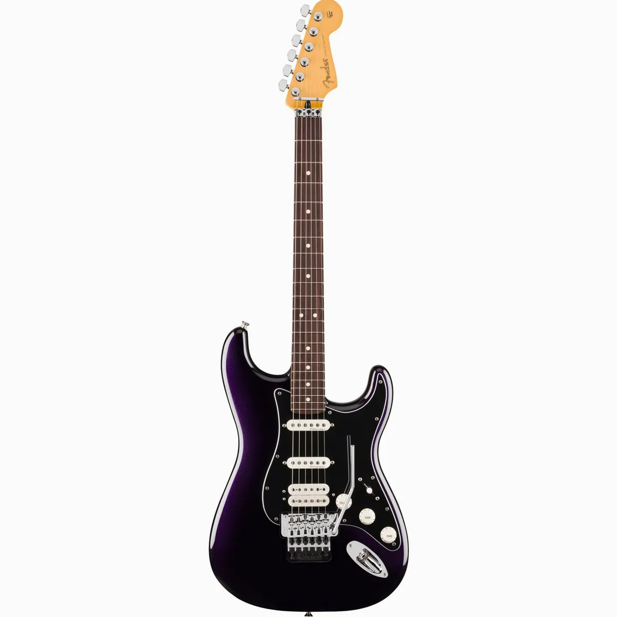 Fender Player II Modified Stratocaster HSS, kraftvolle Tonabnehmer, Floyd Rose Tremolo — Dusk