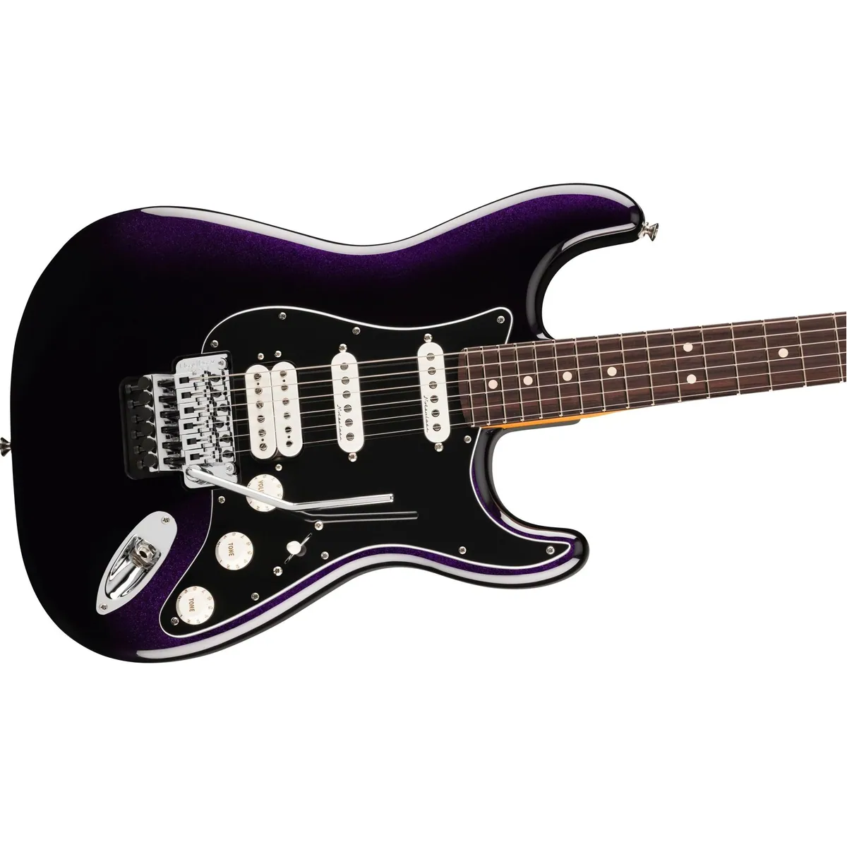 Fender Player II Modified Stratocaster HSS, kraftvolle Tonabnehmer, Floyd Rose Tremolo — Dusk 4