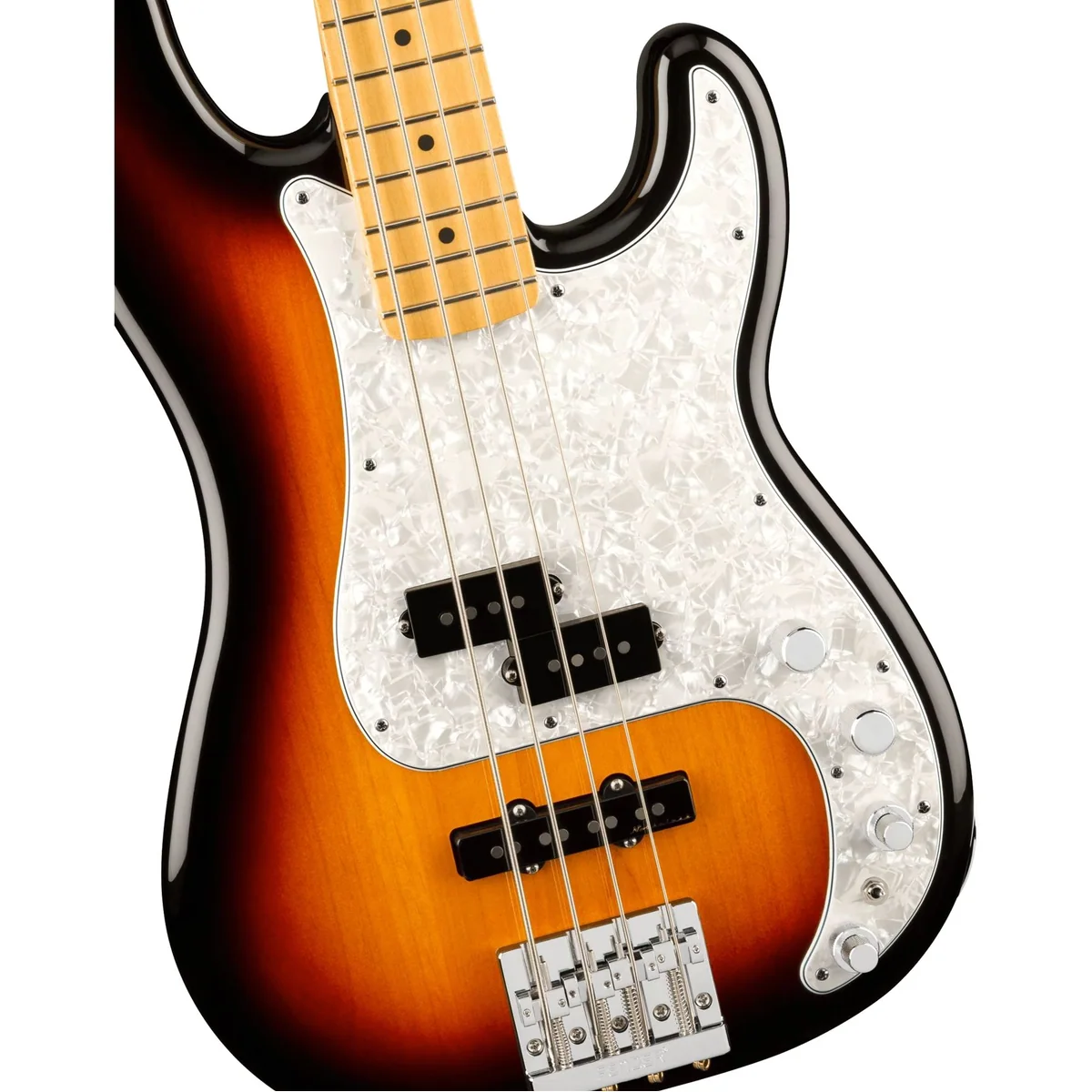 Fender Player II Modified Precision Bass MN 3-Tone Sunburst, traditioneller Klang, modernes Design, vielseitige Features 4