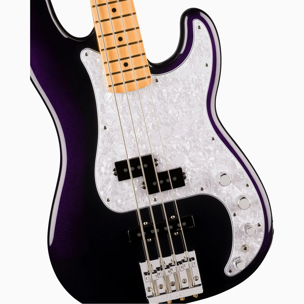 Fender Player II Modified Precision Bass MN Dusk, erlen Korpus, aktiver Preamp, moderne Features 3