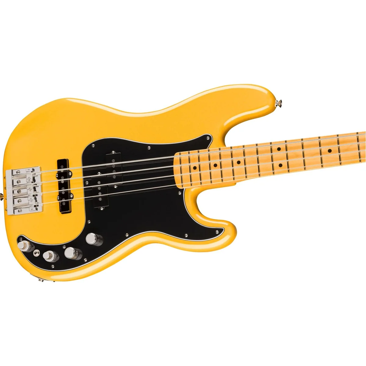 Fender Player II Modified Precision Bass MN, Erle-Korpus, Sunshine Yellow-Finish 4