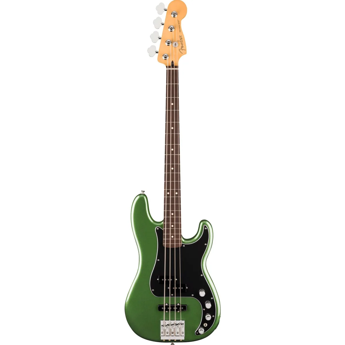 Fender Player II Modified Precision Bass RW, Erlenkorpus, aktiver Preamp — Harvest Green Metallic