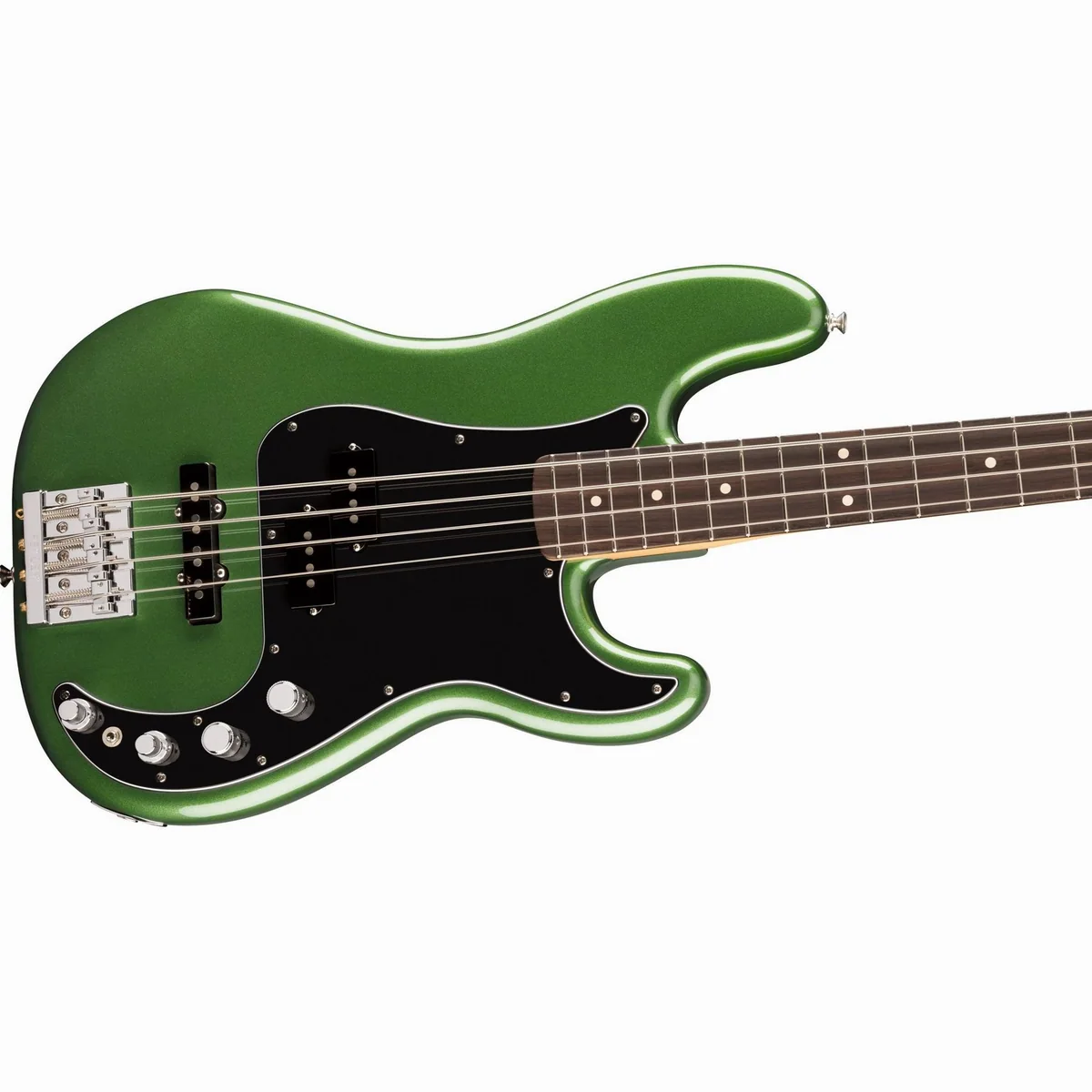 Fender Player II Modified Precision Bass RW, Erlenkorpus, aktiver Preamp — Harvest Green Metallic 4