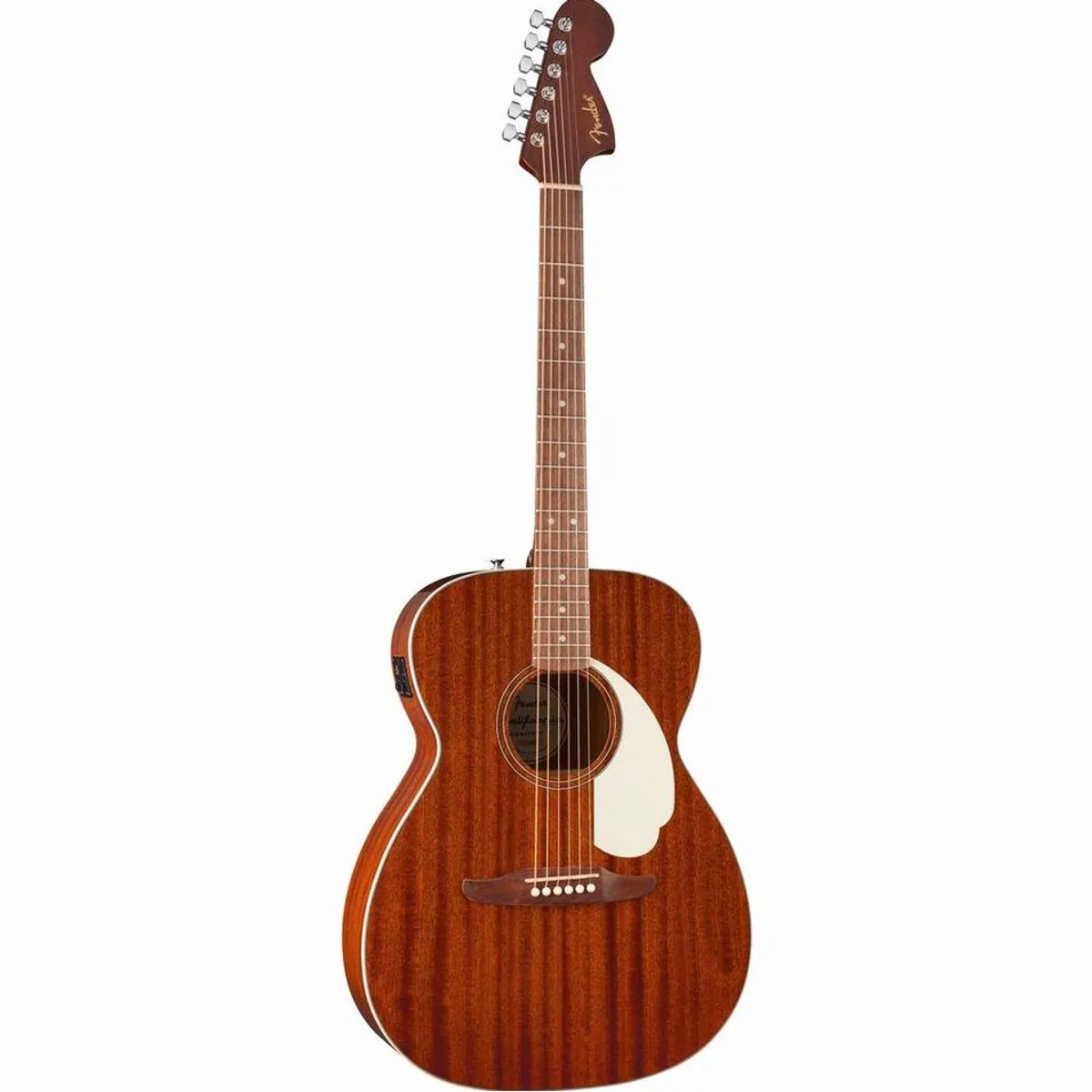 Fender California Standard Monterey E Natural Sapele, elegantes Design, leistungsstarker Tonabnehmer, hochwertiges Finish