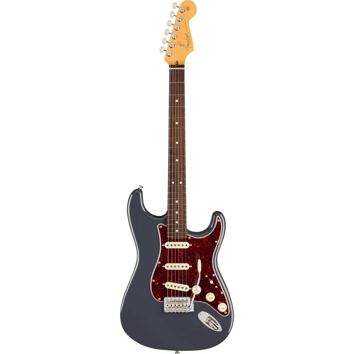 Fender American Professional Classic Stratocaster RW Faded Black, Erle-Korpus, Ahornhals, Vintage-Tremolo