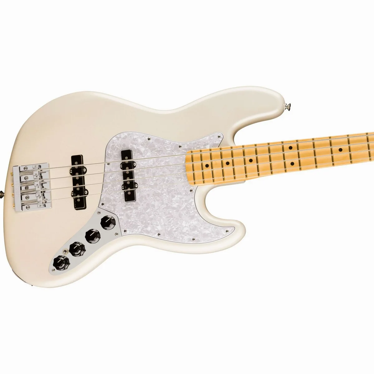 Fender Player II Modified Jazz Bass MN, Aktiv-Elektronik, Offset-Design, Olympic Pearl 4