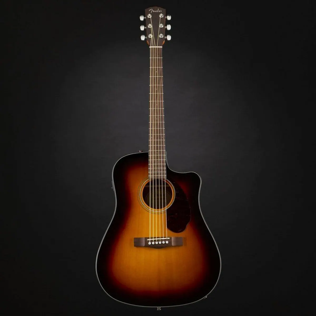 Fender CD-140SCE Sunburst, Elektroakustische Dreadnought, Cutaway-Design, Hochwertige Klangqualität 2