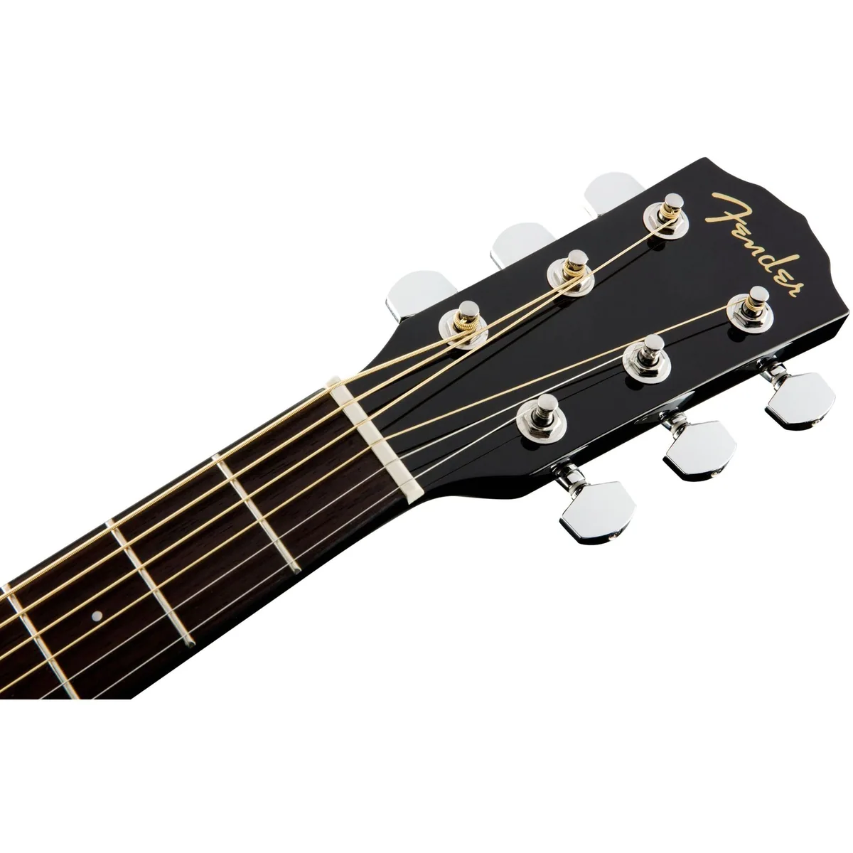Fender CC-60SCE Black Westerngitarre, massive Fichtendecke, Fishman Tonabnehmer 5