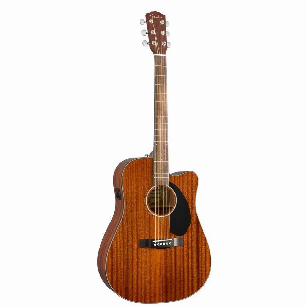 Fender CD-60SCE All Mahogany, Elektro-akustische Dreadnought, warmer Klang, Cutaway-Design