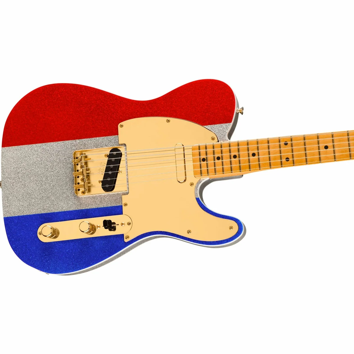 Fender Buck Owens Telecaster MN, Korpus aus Erle, Ahornhals, 3 Alnico Single Coil-Tonabnehmer 4