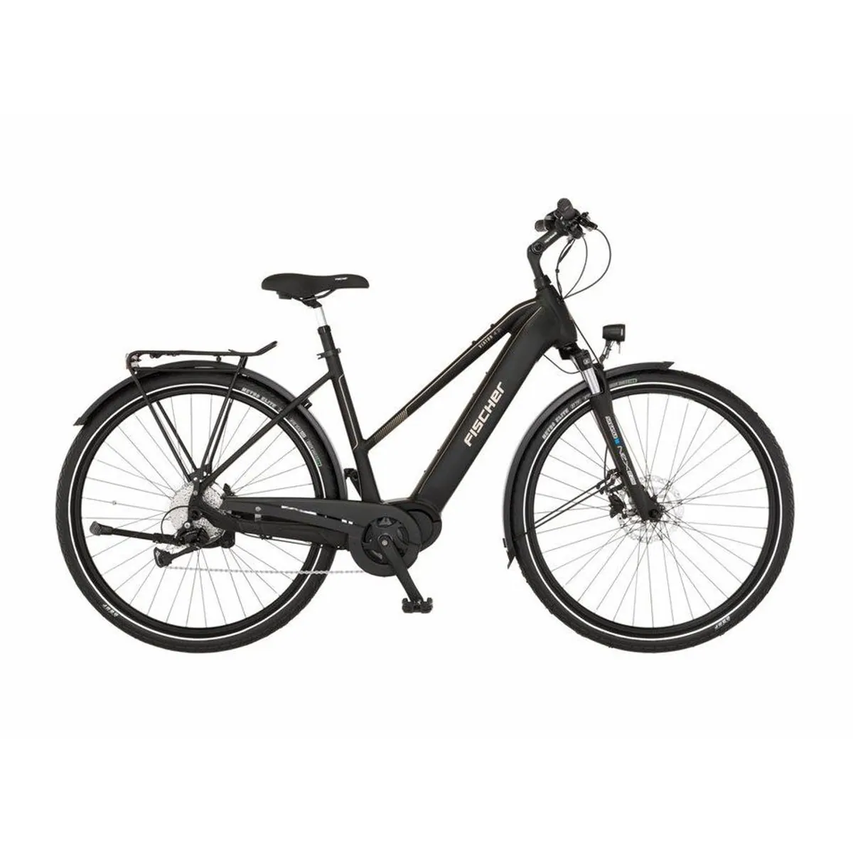Fischer VIATOR 4.2i E-Bike Trekkingrad, kraftvoller Mittelmotor, 630 Wh Akku — 9-Gang Shimano, Bluetooth-Konnektivität