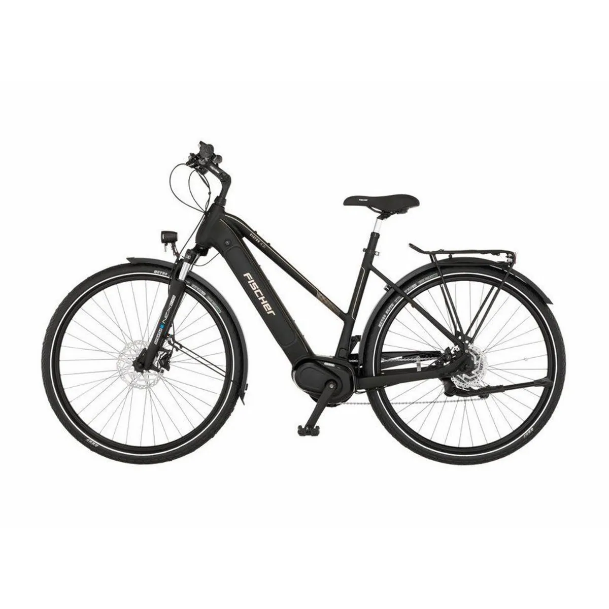 Fischer VIATOR 4.2i E-Bike Trekkingrad, kraftvoller Mittelmotor, 630 Wh Akku — 9-Gang Shimano, Bluetooth-Konnektivität 2