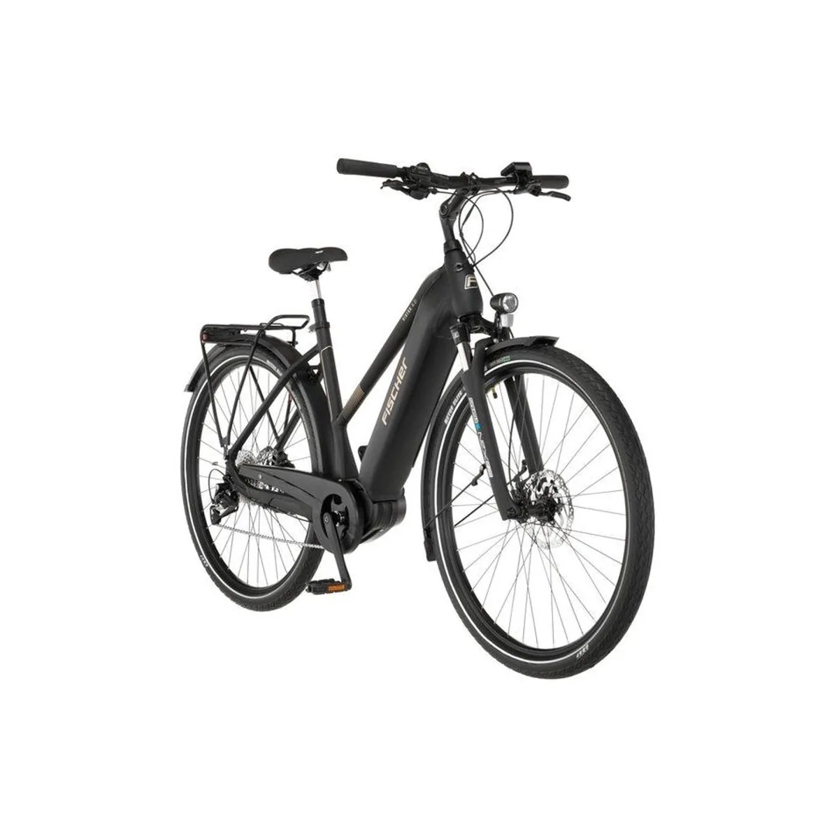 Fischer VIATOR 4.2i E-Bike Trekkingrad, kraftvoller Mittelmotor, 630 Wh Akku — 9-Gang Shimano, Bluetooth-Konnektivität 3