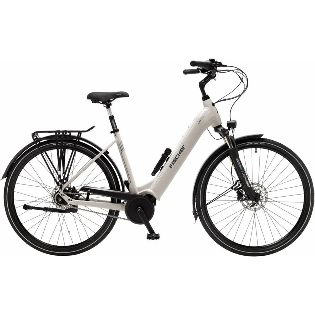 Fischer CITA 4.3i E-Bike, kraftvoller Mittelmotor, 630 Wh Akku, 7-Gang Shimano NEXUS