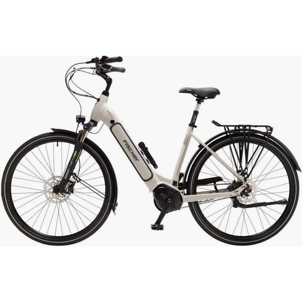 Fischer CITA 4.3i E-Bike, kraftvoller Mittelmotor, 630 Wh Akku, 7-Gang Shimano NEXUS 2