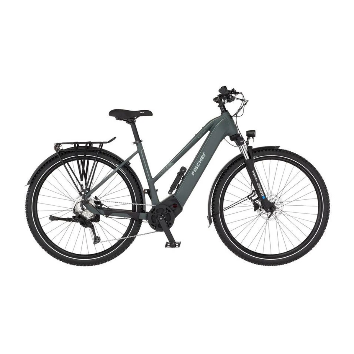 Fischer Terra 6.8I E-Bike Trekkingrad, kraftvoller Mittelmotor, 9-Gang Shimano Schaltung, 711 Wh Akku