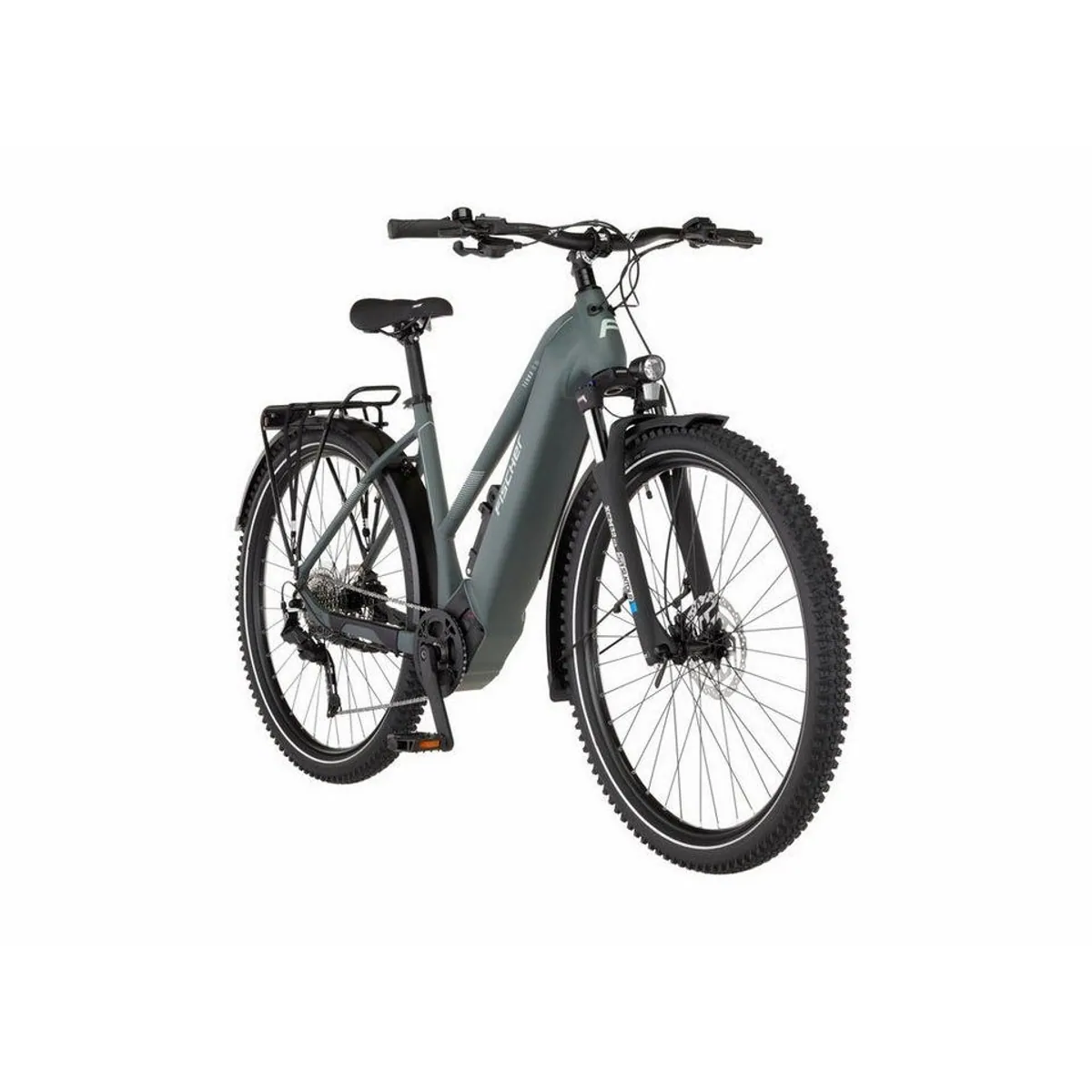 Fischer Terra 6.8I E-Bike Trekkingrad, kraftvoller Mittelmotor, 9-Gang Shimano Schaltung, 711 Wh Akku 2