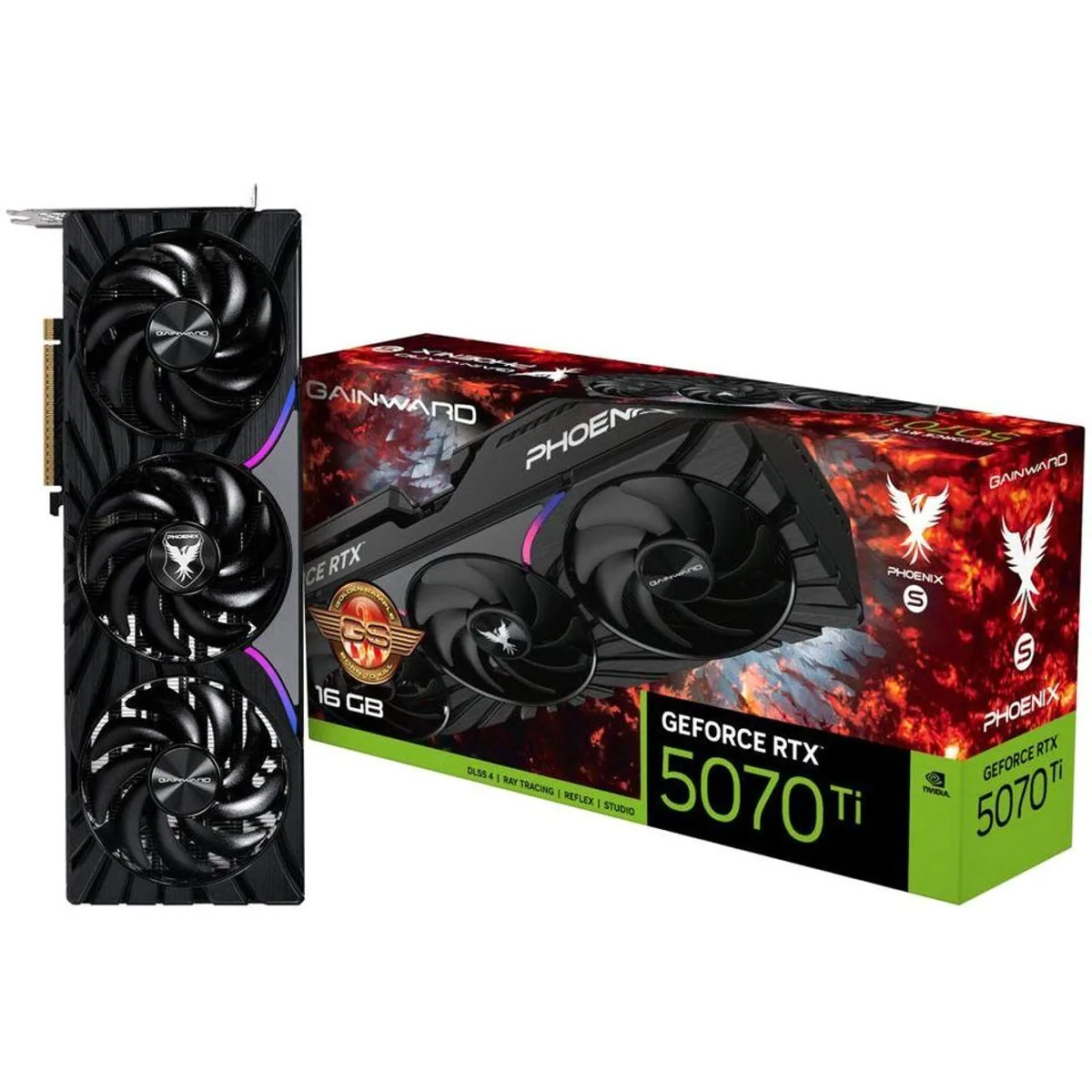 Gainward GeForce RTX 5070 Ti Phoenix-S GS, 16 GB GDDR7, NVIDIA Blackwell Architektur