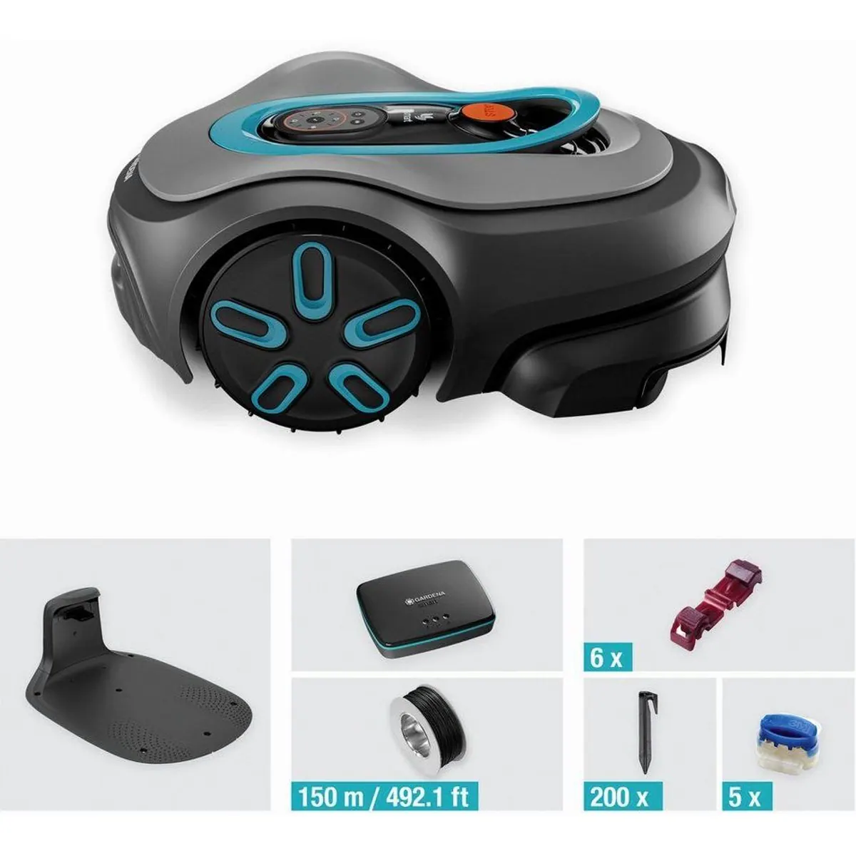 GARDENA smart SILENO pro, bis 600 m² Rasenfläche, LONA Intelligence, präzises Trimmen