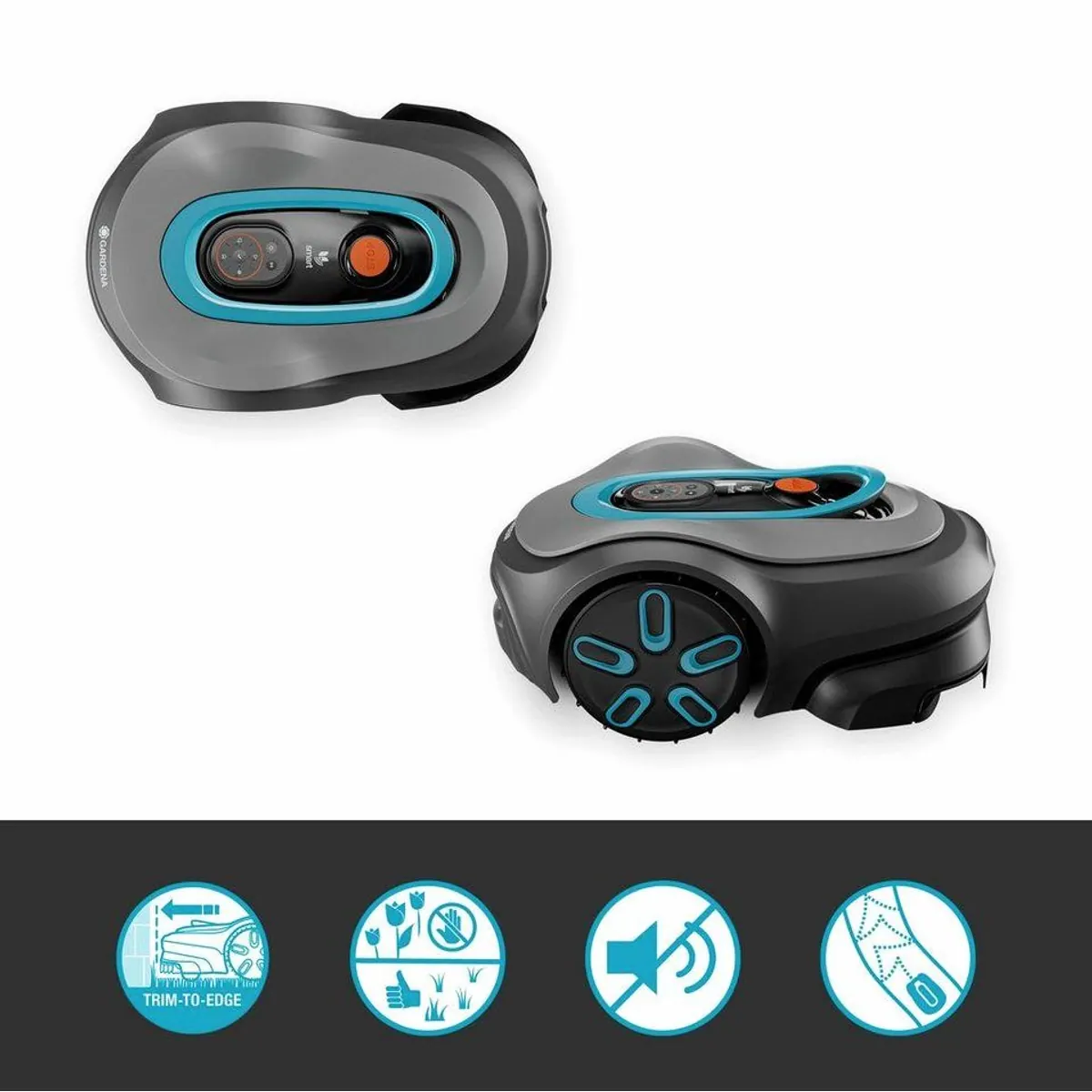 GARDENA smart SILENO pro, bis 600 m² Rasenfläche, LONA Intelligence, präzises Trimmen 3