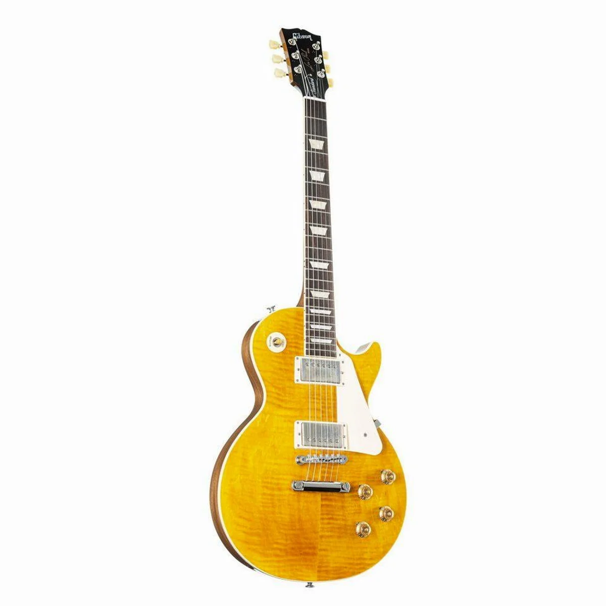 Gibson Les Paul Standard '50s Honey Amber, klassisches Design, hochwertige Tonabnehmer — E-Gitarre
