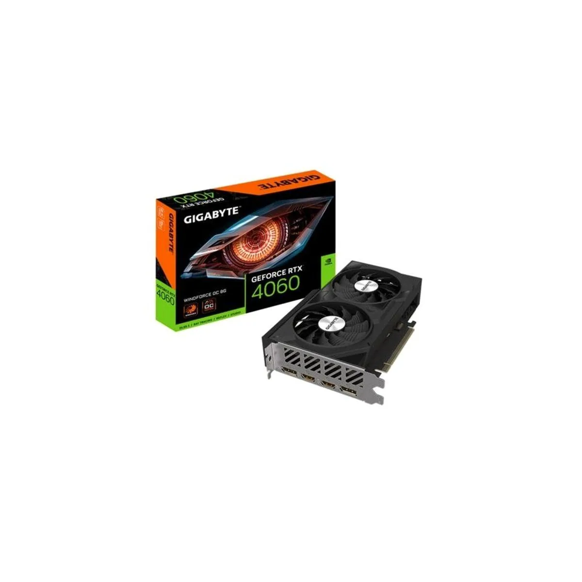 Gigabyte GeForce RTX 4060 WINDFORCE OC 8G, leistungsstarker Grafikprozessor, fortschrittliche Kühlung, optimierte Gaming-Performance 2