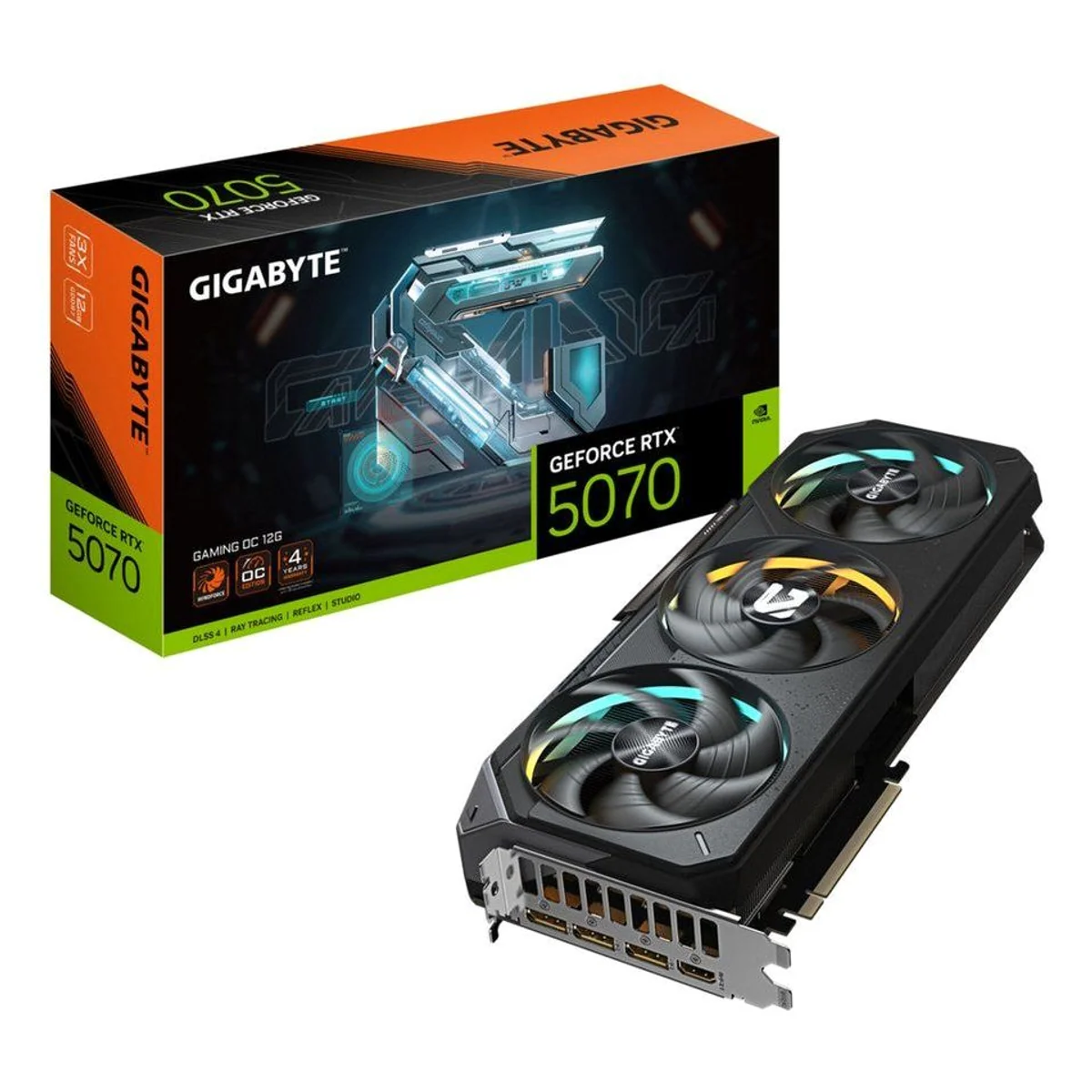 Gigabyte GeForce RTX 5070 GAMING OC 12G, 12GB GDDR7, 192 Bit, PCI-Express Grafikkarte