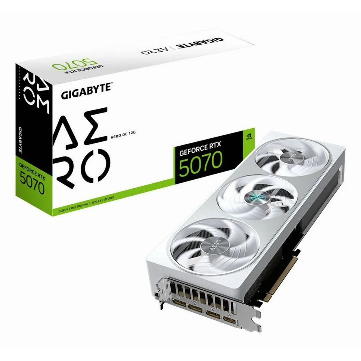 Gigabyte GeForce RTX 5070 AERO OC 12G, leistungsstarke Grafikkarte mit 12GB GDDR7