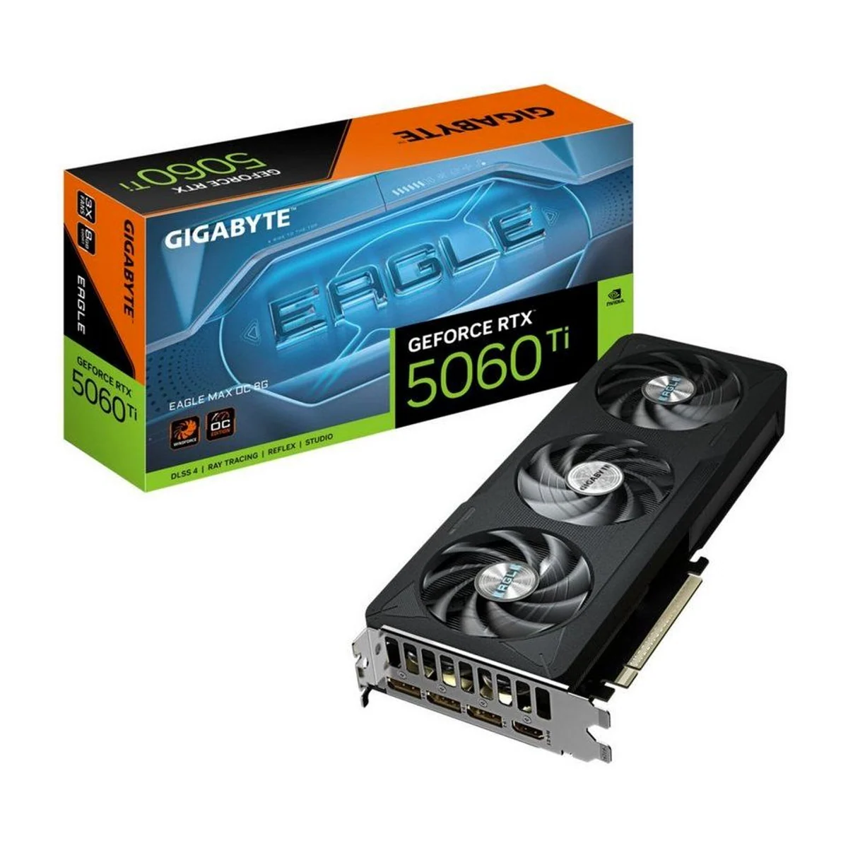 Gigabyte GeForce RTX 5060 Ti EAGLE MAX OC 8G, 8 GB GDDR7, 128 Bit Leistung