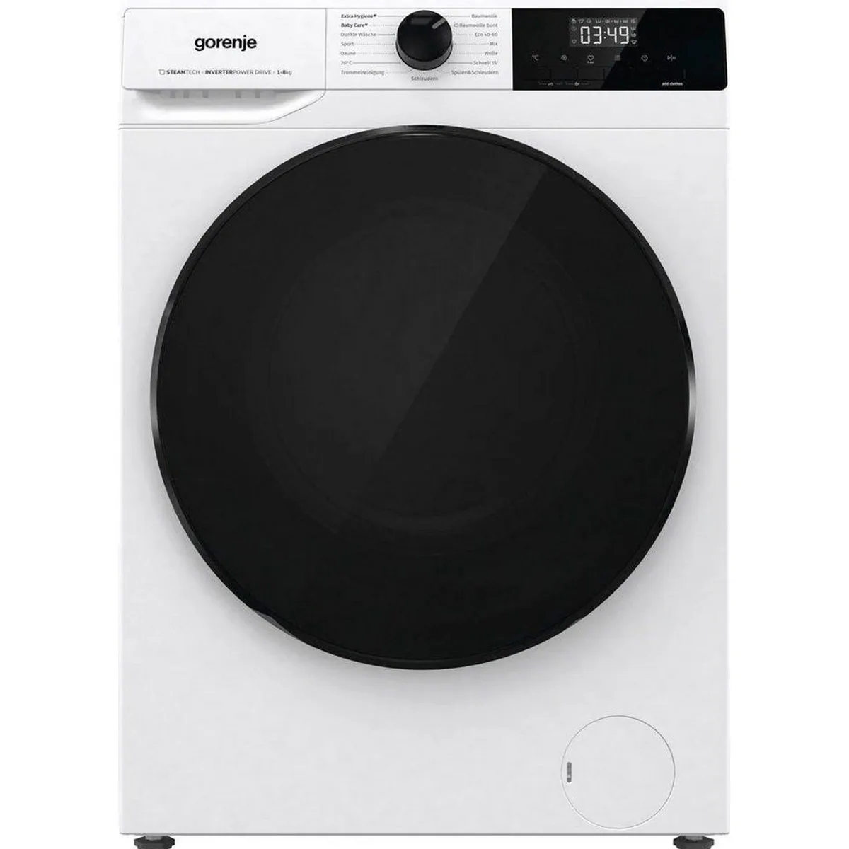 Gorenje WNHAI 84 APS/DE Waschmaschine, 8 kg, 1400 U/min, AquaStop, Dampf-Funktion 3
