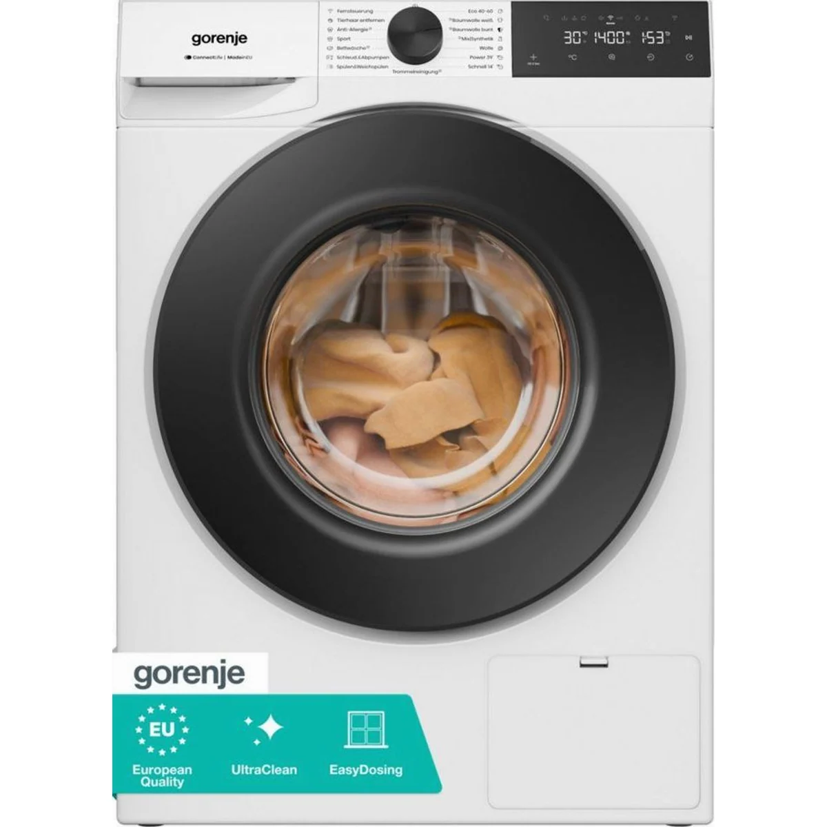Gorenje Waschmaschine W5G494A1P1, 9 kg, 1400 U/min, selbstreinigende Waschmittelschublade