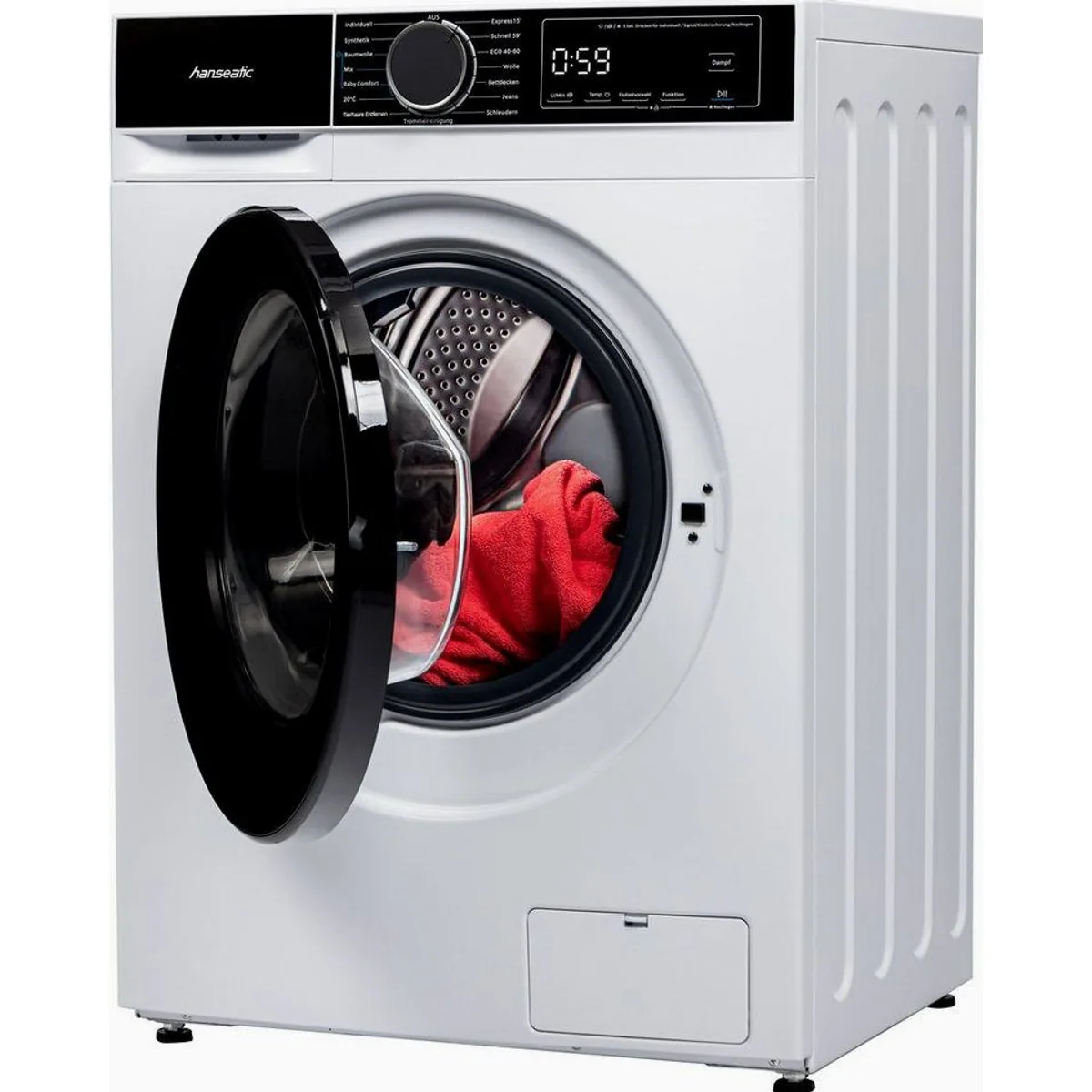 Hanseatic HWMA714A Waschmaschine, 7 kg, 1400 U/min, langanhaltende Leistung 3