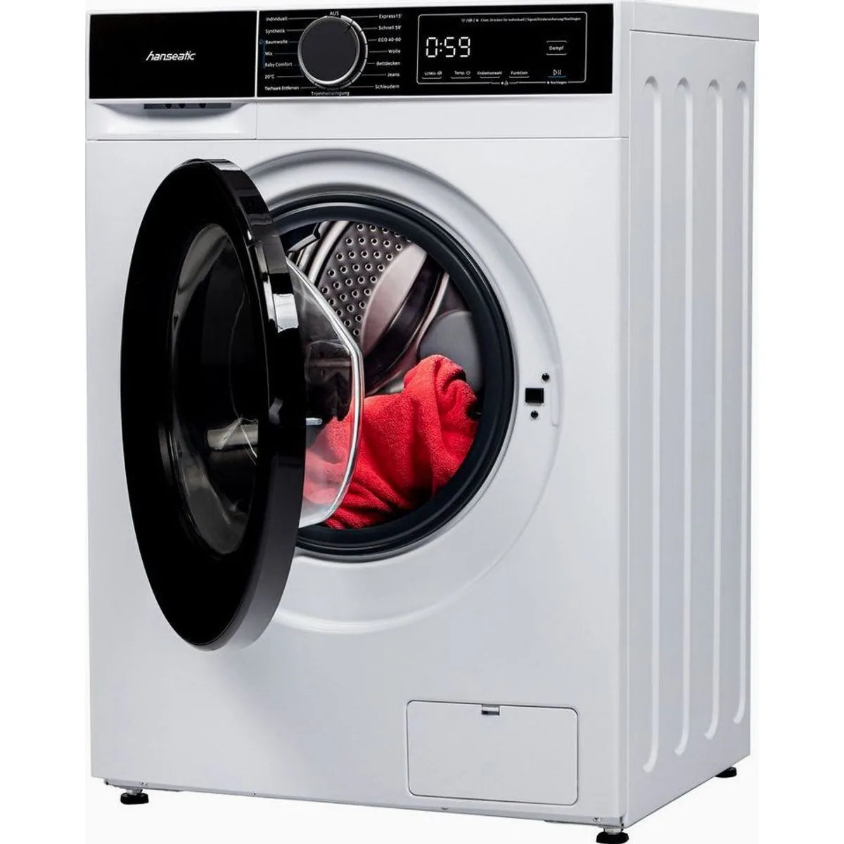 Hanseatic HWMA714B Waschmaschine, 7 kg, 1400 U/min — energieeffizient, kompakt, kindersicher 3