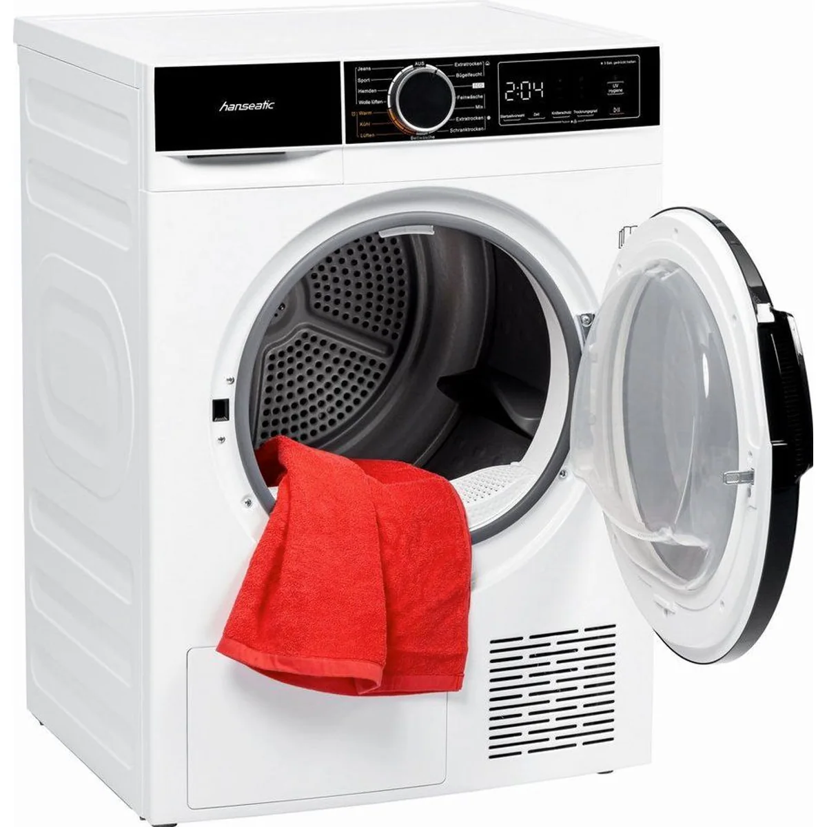 Hanseatic Wärmepumpentrockner HWT8DGT, energieeffizient, leise, kompakt 2