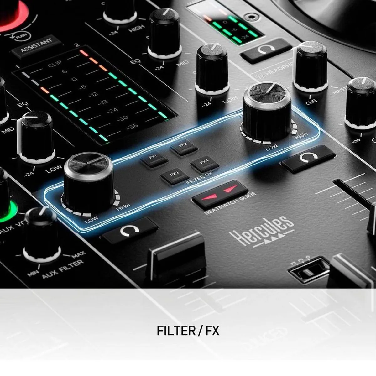 Hercules DJControl Inpulse 500 Controller, intuitives Design, umfassende Steuerungsfunktionen, hochwertige Audioqualität 2