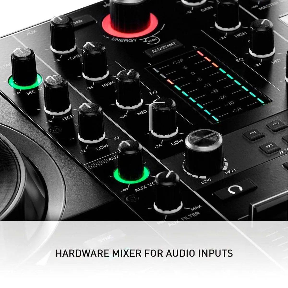 Hercules DJControl Inpulse 500 Controller, intuitives Design, umfassende Steuerungsfunktionen, hochwertige Audioqualität 3