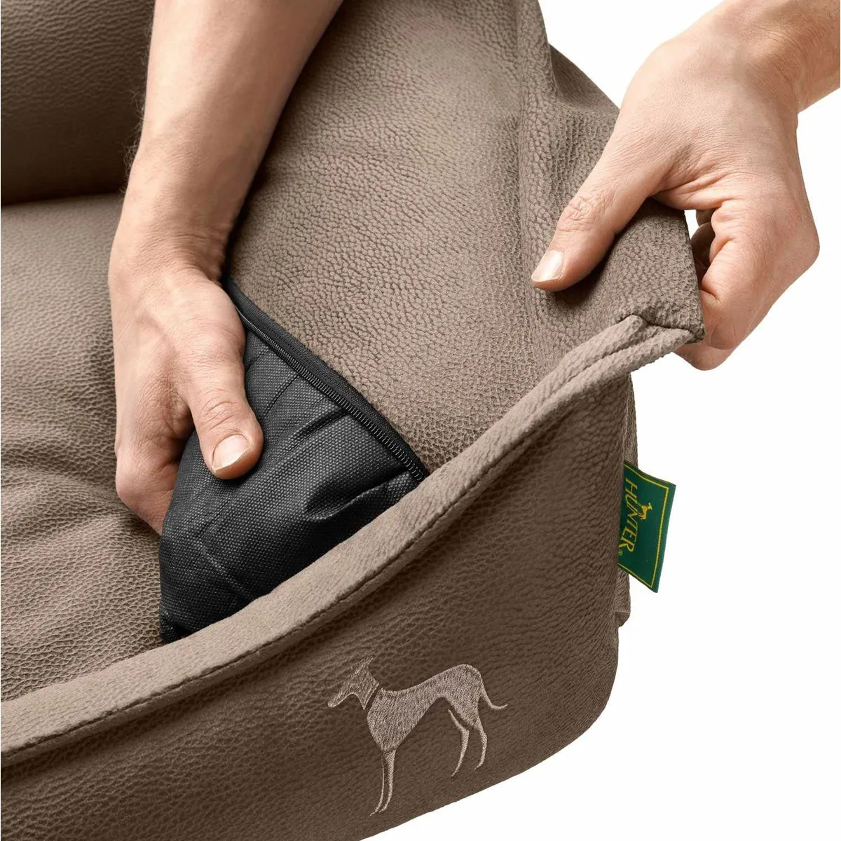 Hunter Merida Hundesofa, orthopädisch, ergonomisch, mit Memoryschaum 3