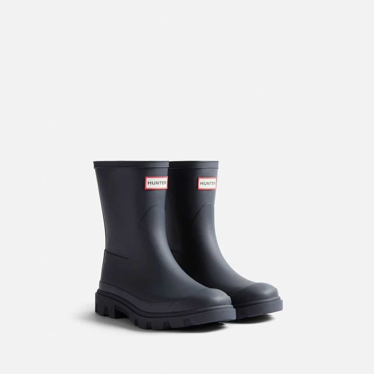 Hunter UNISEX DOWNPOUR SHORT BOOT, wasserdicht, leicht anzuziehen, robust